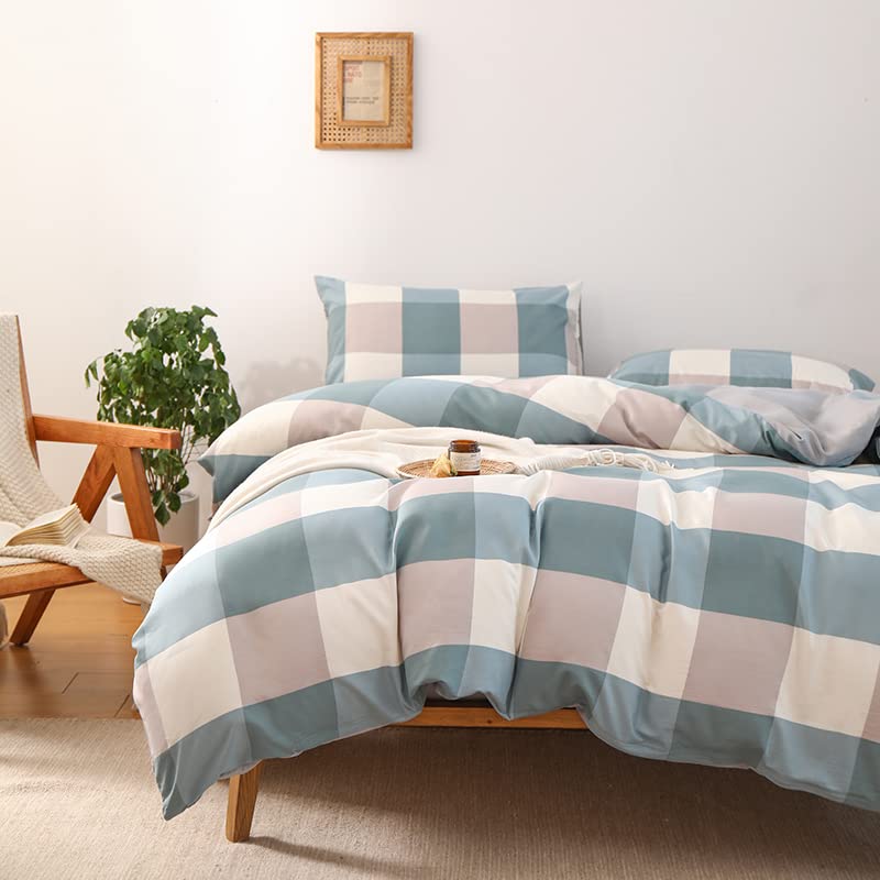 Grayish Blue Plaid