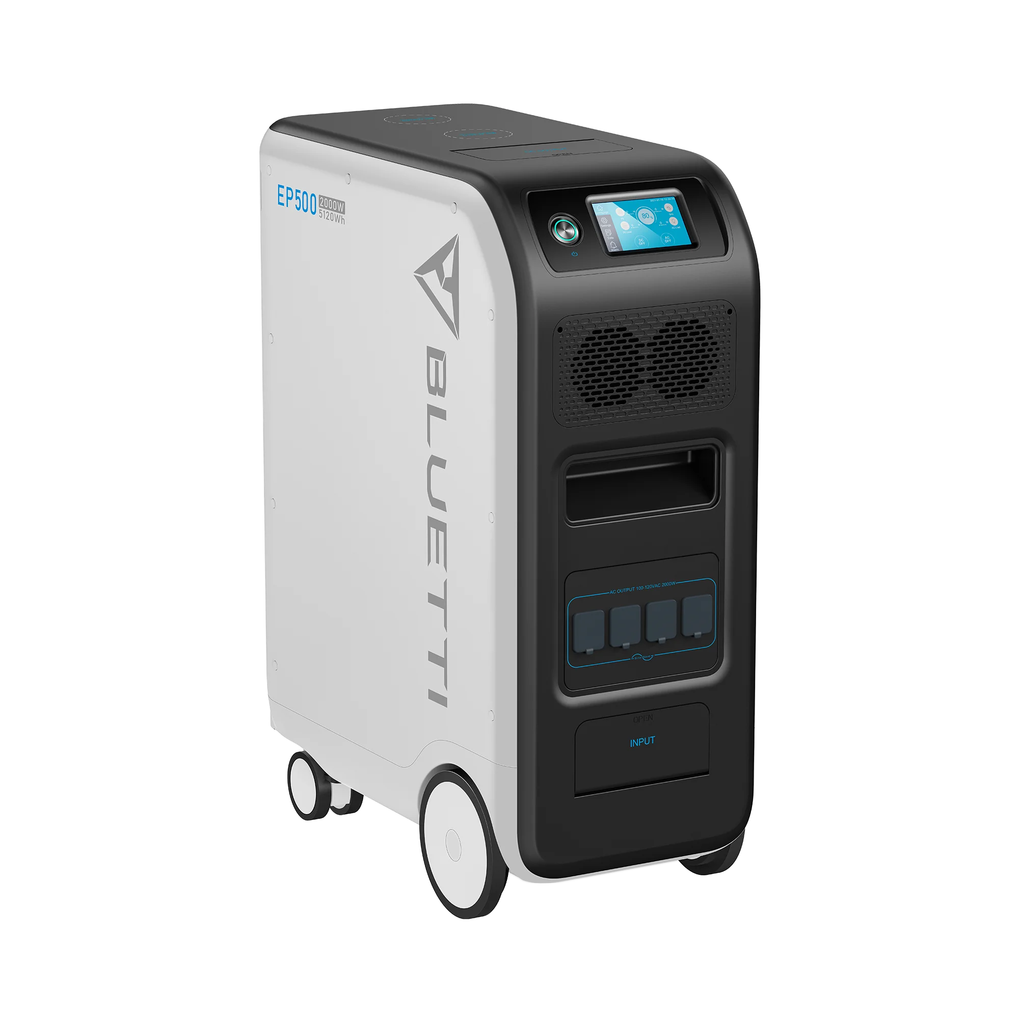 BLUETTI EP500 5120Wh 2000W Solar Power Station - Portable Solar Generator for Home Backup, Camping & Outdoor Adventures - Emergency Power Supply for Storms & Blackouts
