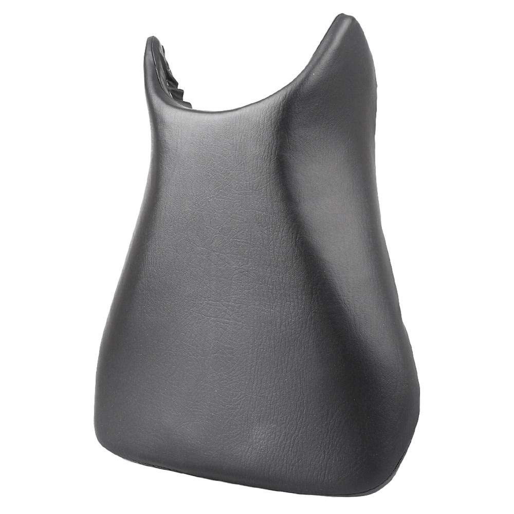 Premium Motorcycle Leather Seat Pad - Compatible with Yamaha YZF R6 2003-2005 & R6S 2007-2009 - Black - Comfortable Solo Pillion Seat Cover for Long Rides & Daily Commuting
