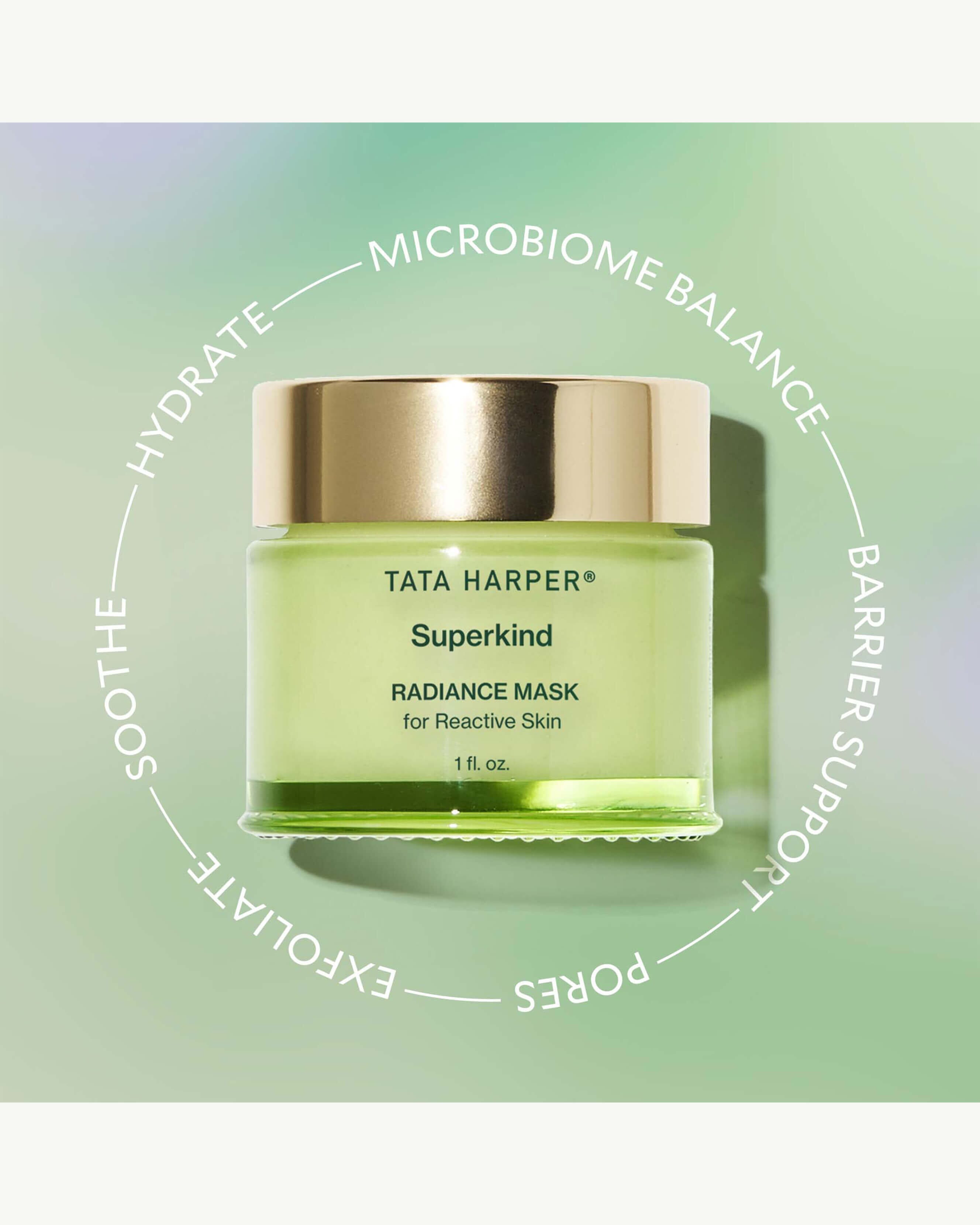 SUPERKIND Radiance Face Mask - Brightening & Hydrating Sheet Mask for Glowing Skin | Perfect for Daily Skincare Routine & Self-Care Moments