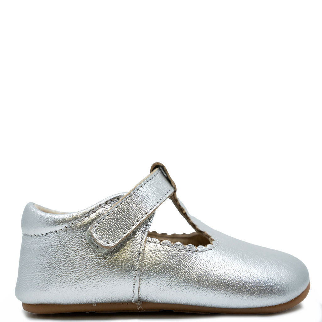 Old Soles Silver Softsole Baby Shoes - Comfortable & Stylish First Walkers for Infants & Toddlers | Perfect for Indoor Play, Outdoor Adventures & Special Occasions