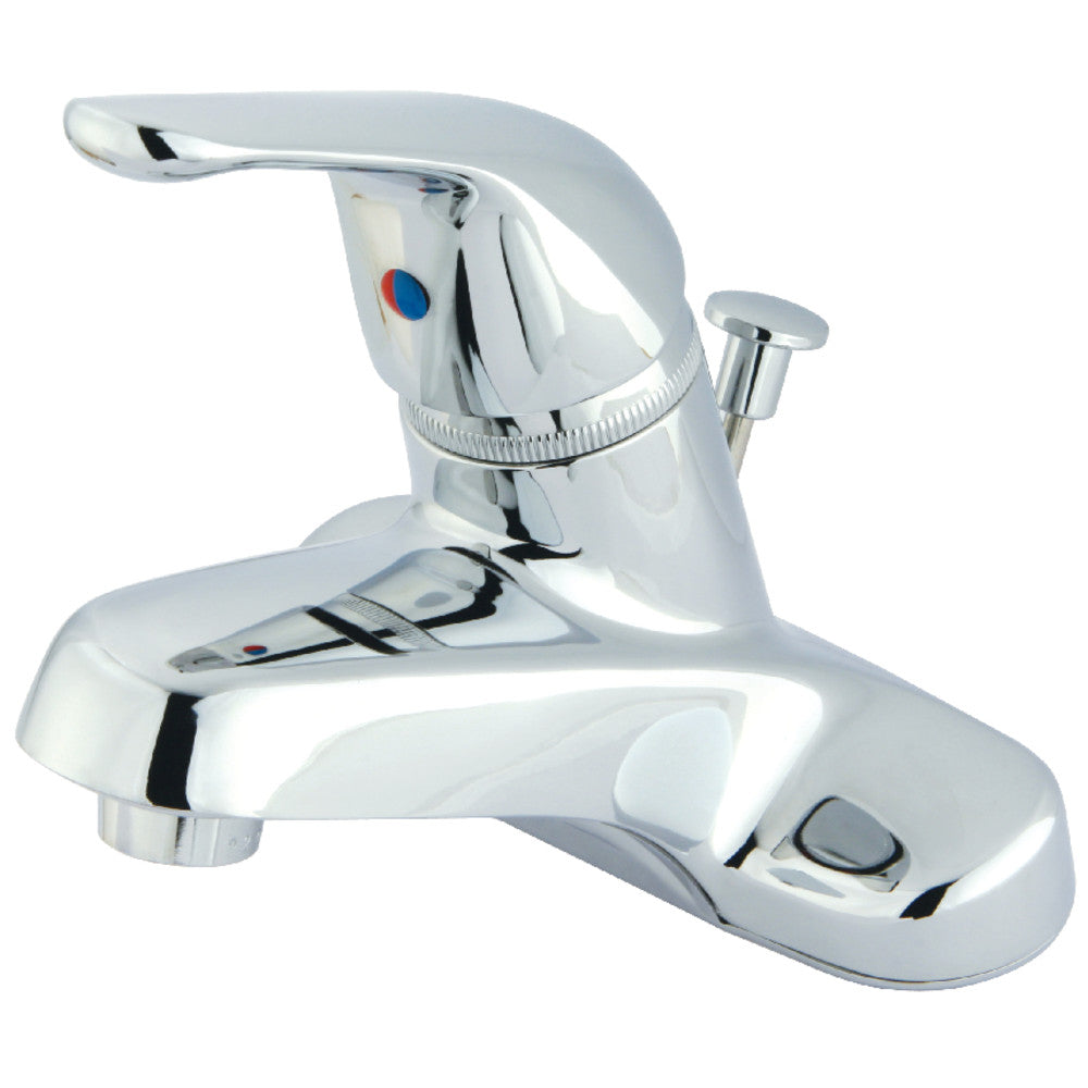 Kingston Brass GKB548B Single Handle 4-Inch Centerset Bathroom Faucet - Modern Water-Saving Design for Bathroom Sink, Vanity, and Powder Room (Oil-Rubbed Bronze Finish)