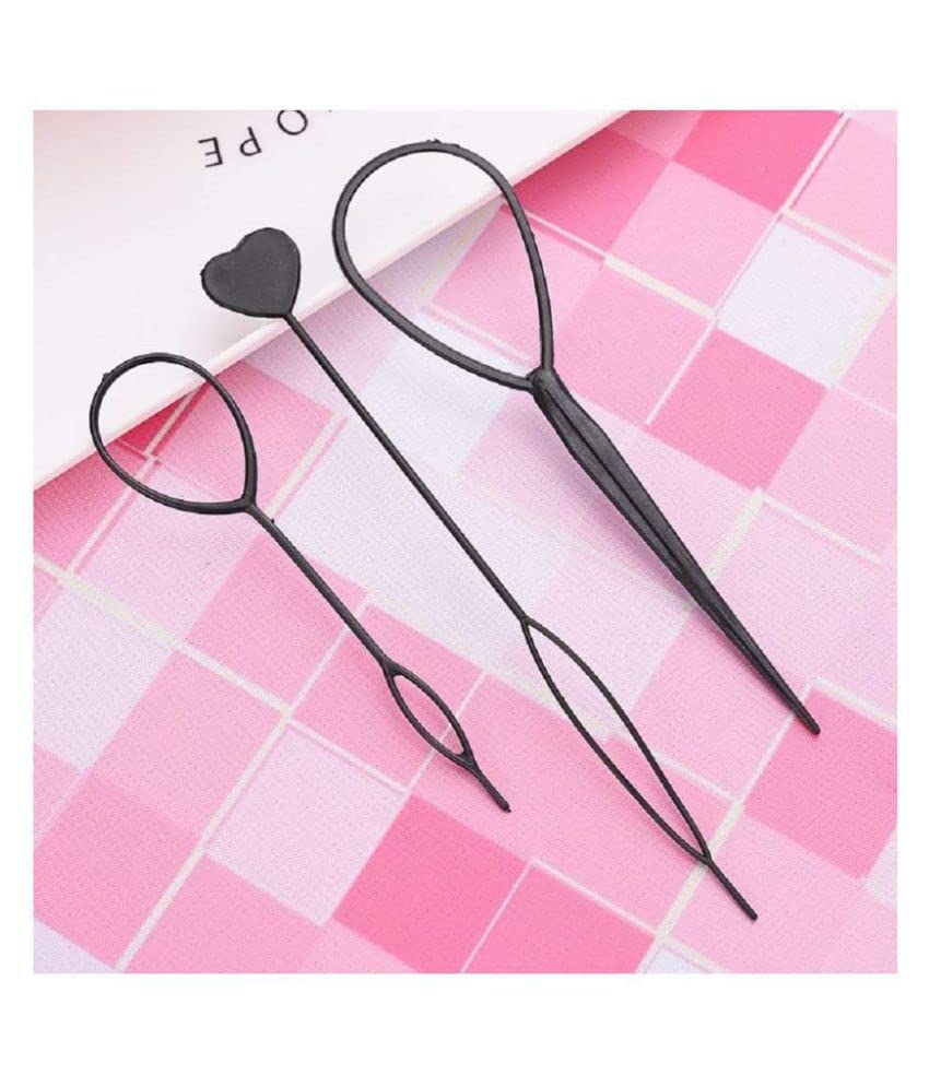 ASG Women's Hair Styling Kit - 6 Piece Hair Braiding Tools & Accessories for Girls & Women | Perfect for Home, Travel & Salon Styling