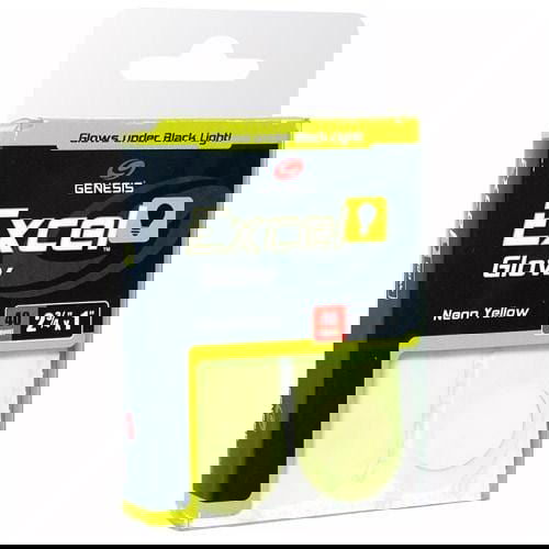 Genesis Excel Glow Performance Bowling Tape - Neon Yellow (40 Count) | High-Grip Adhesive for Bowling Balls | Perfect for Night Bowling & League Play