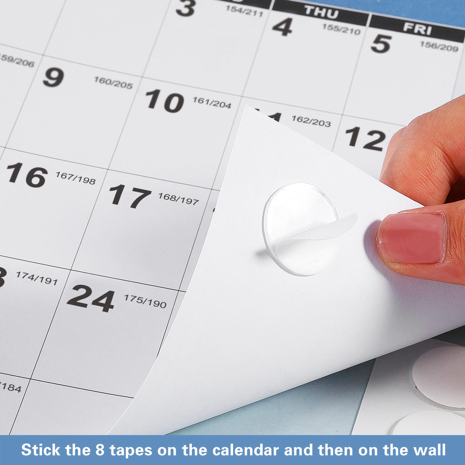2025-2026 Large Wall Calendar with Julian Dates | July 2025 - June 2026 | 34.8