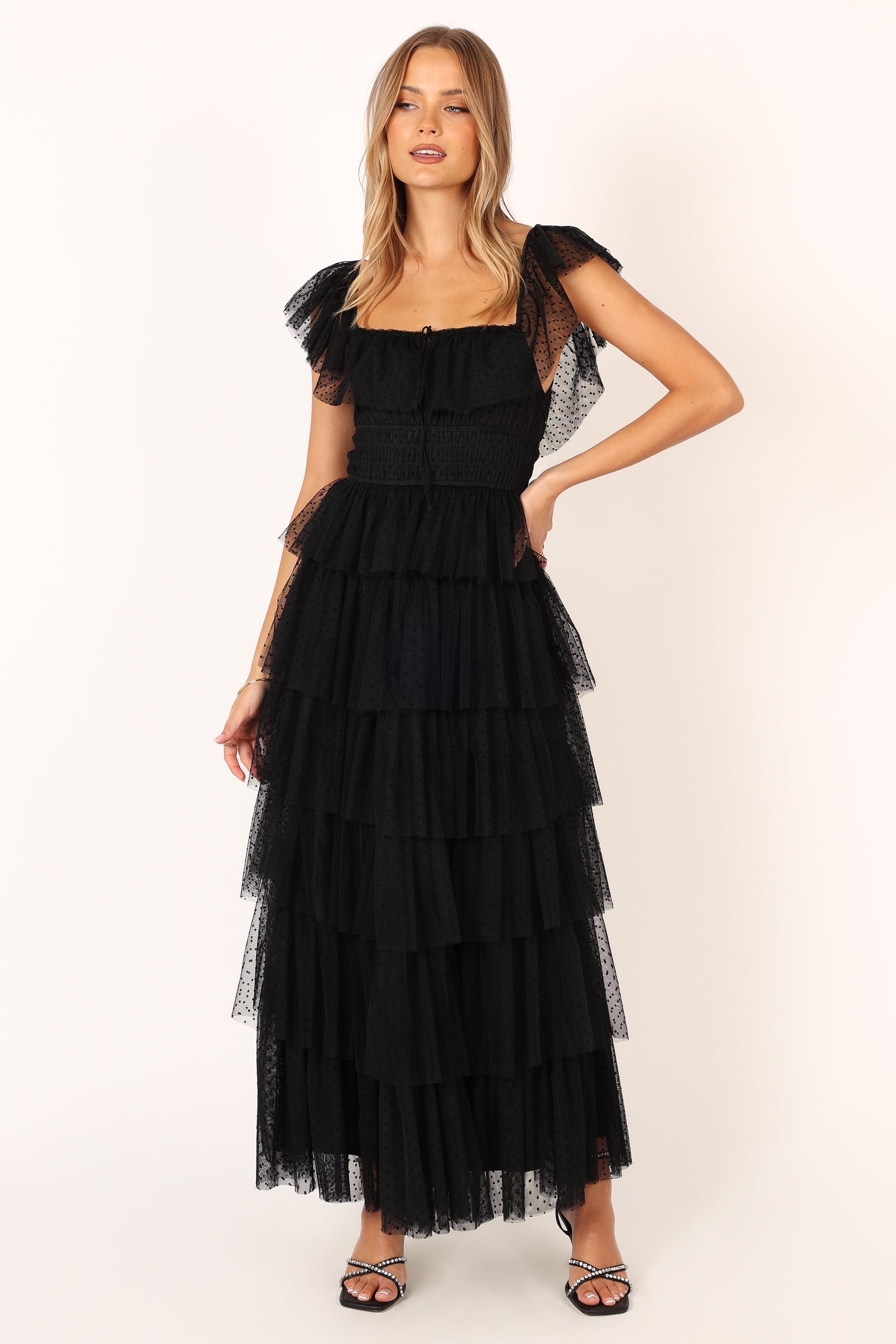 Elegant Black Belle Maxi Dress for Women - Perfect for Summer, Beach Vacations & Evening Parties