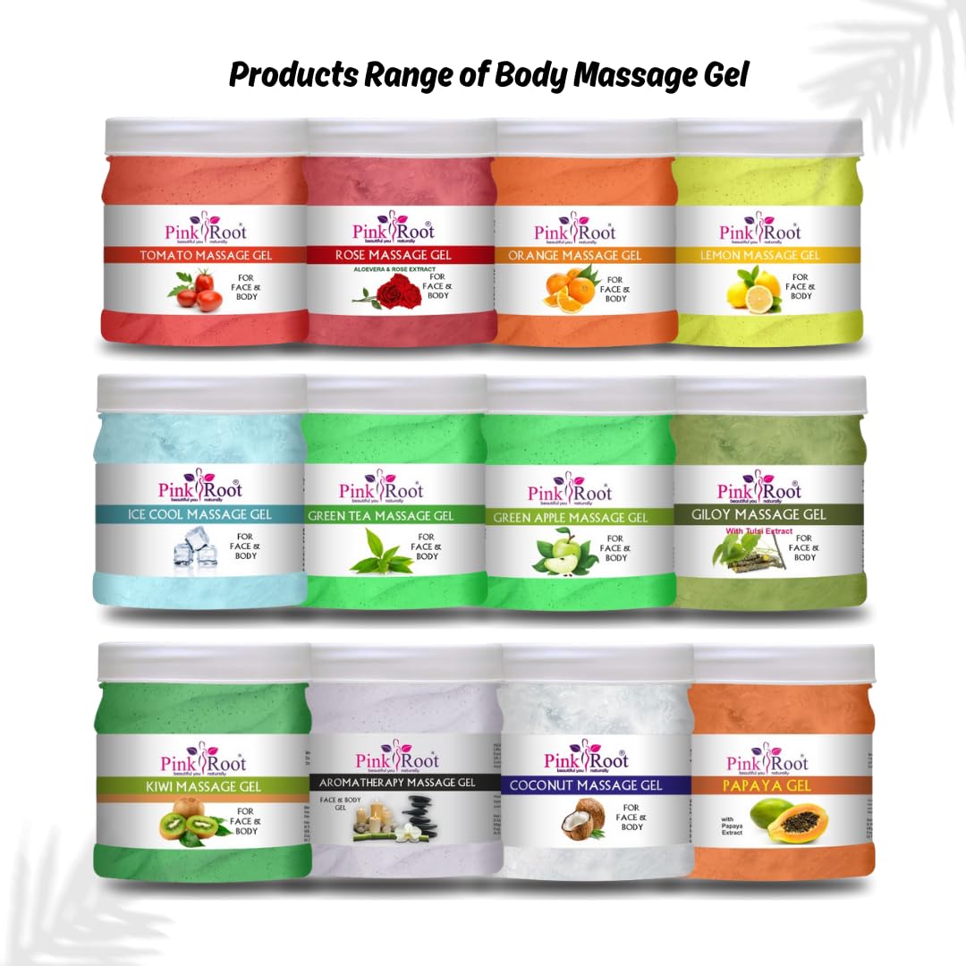 **Pink Root Gold Gel with Jasmine & Gold Leaf Extract - 500gm for Hair Growth & Scalp Care | Natural Hair Treatment for Dry, Damaged Hair - Perfect for Daily Use & Salon Treatments**