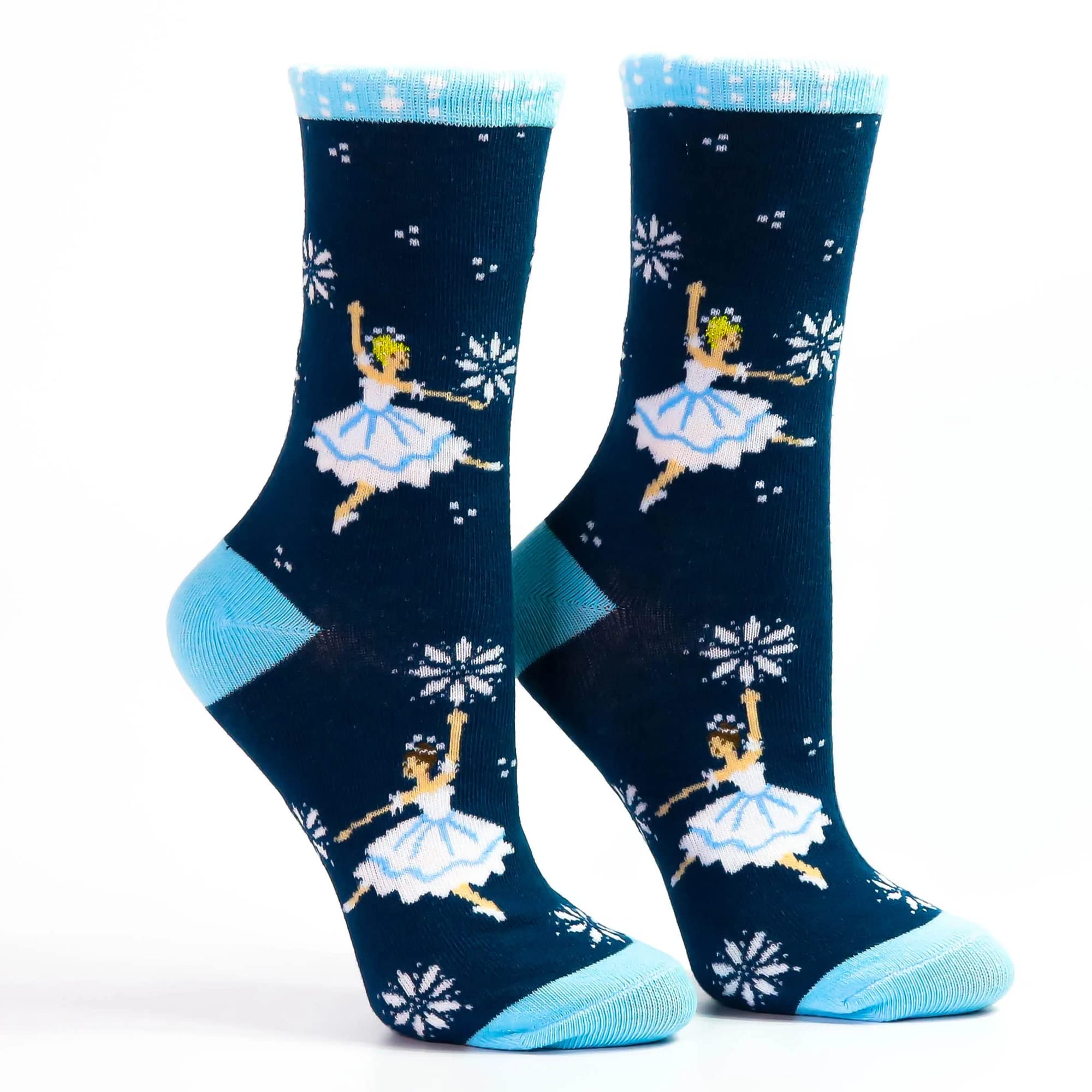 Nutcracker Ballet Novelty Socks for Kids - Cozy Winter Crew Socks for Boys & Girls - Dance & Play Comfort