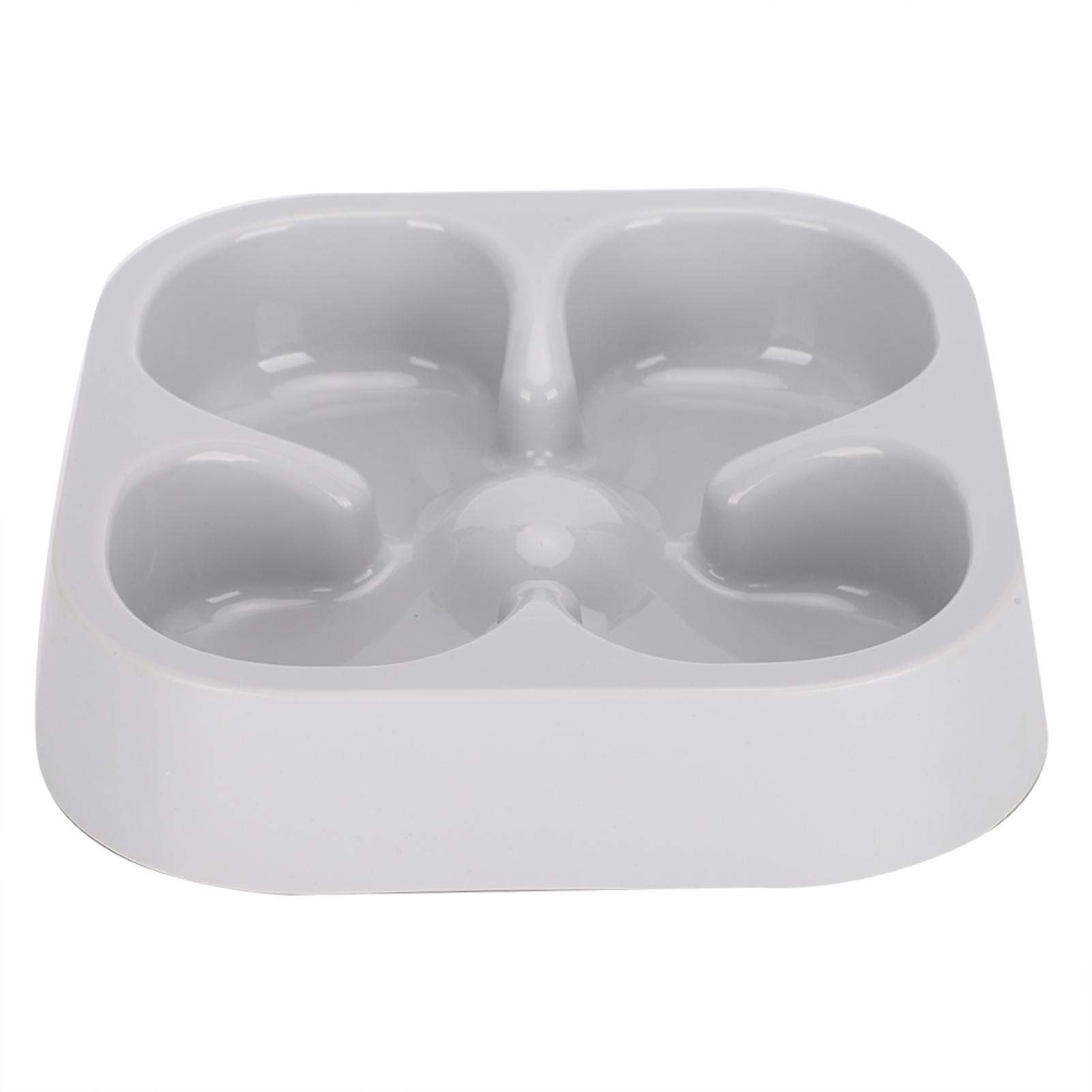 CHICIRIS Slow Feeder Dog Bowl - Anti-Choke Pet Food Dish with Non-Slip Base for Small & Large Dogs - Durable Plastic Shockproof Design (Gray) - Perfect for Fast Eaters, Mealtime Enrichment & Portion Control