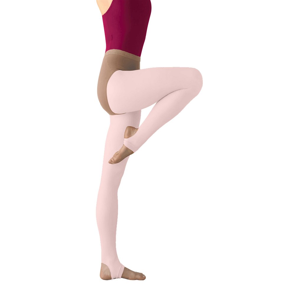 Body Wrappers Women's Total STRETCH Stirrup Tights A32 - Comfortable Dance & Yoga Leggings for Ballet, Pilates & Workouts