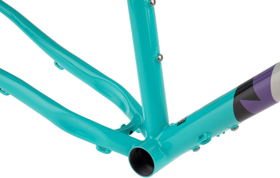 All City Gorilla Monsoon 650b Steel Bike Frameset - 43cm Aqua Seafoam | Adventure & Gravel Riding, Commuting, Bikepacking