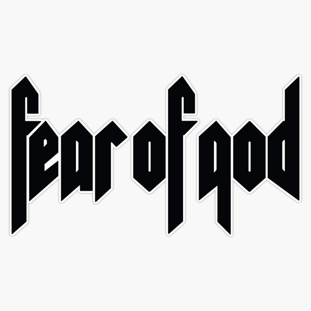 Fear of God Vinyl Waterproof Sticker Decal - 5