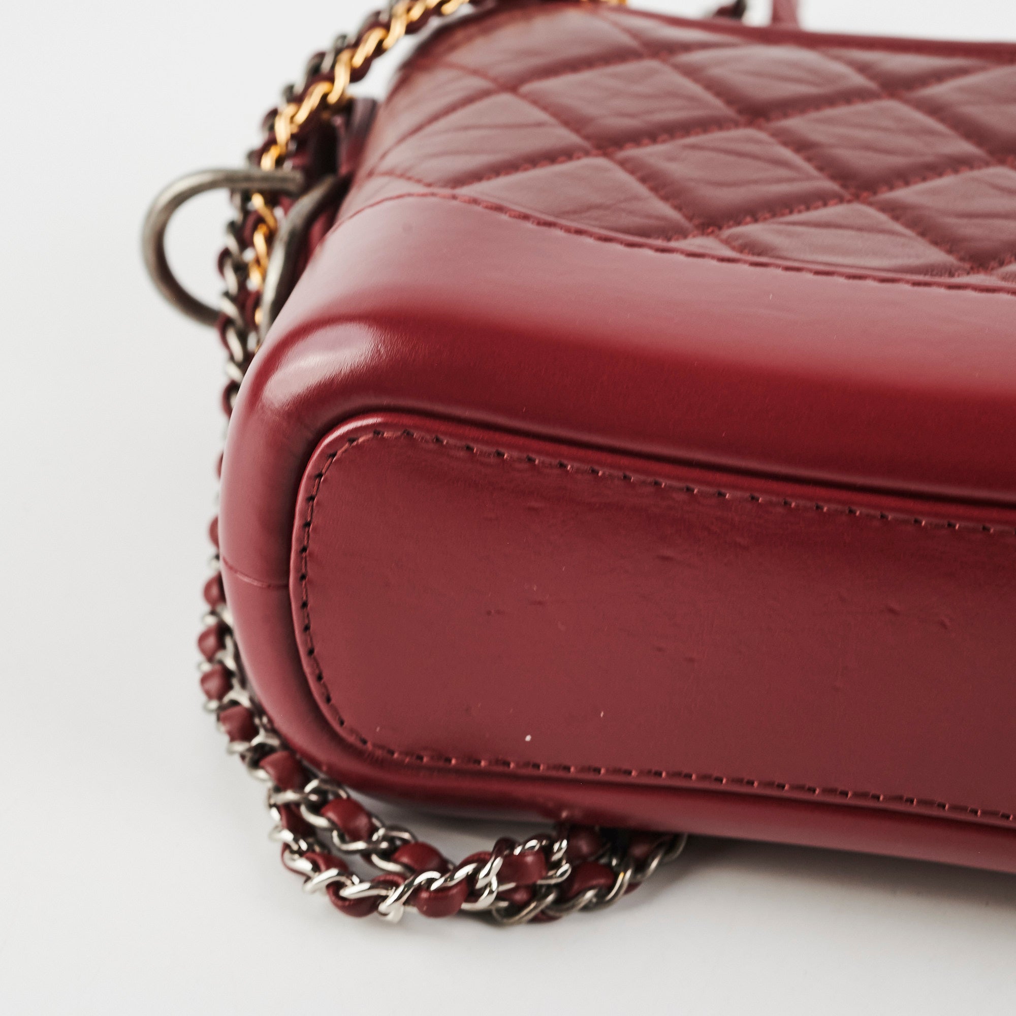 Chanel Small Gabrielle Bag in Dark Red - Luxury Crossbody Handbag for Women, Perfect for Date Night & Evening Events