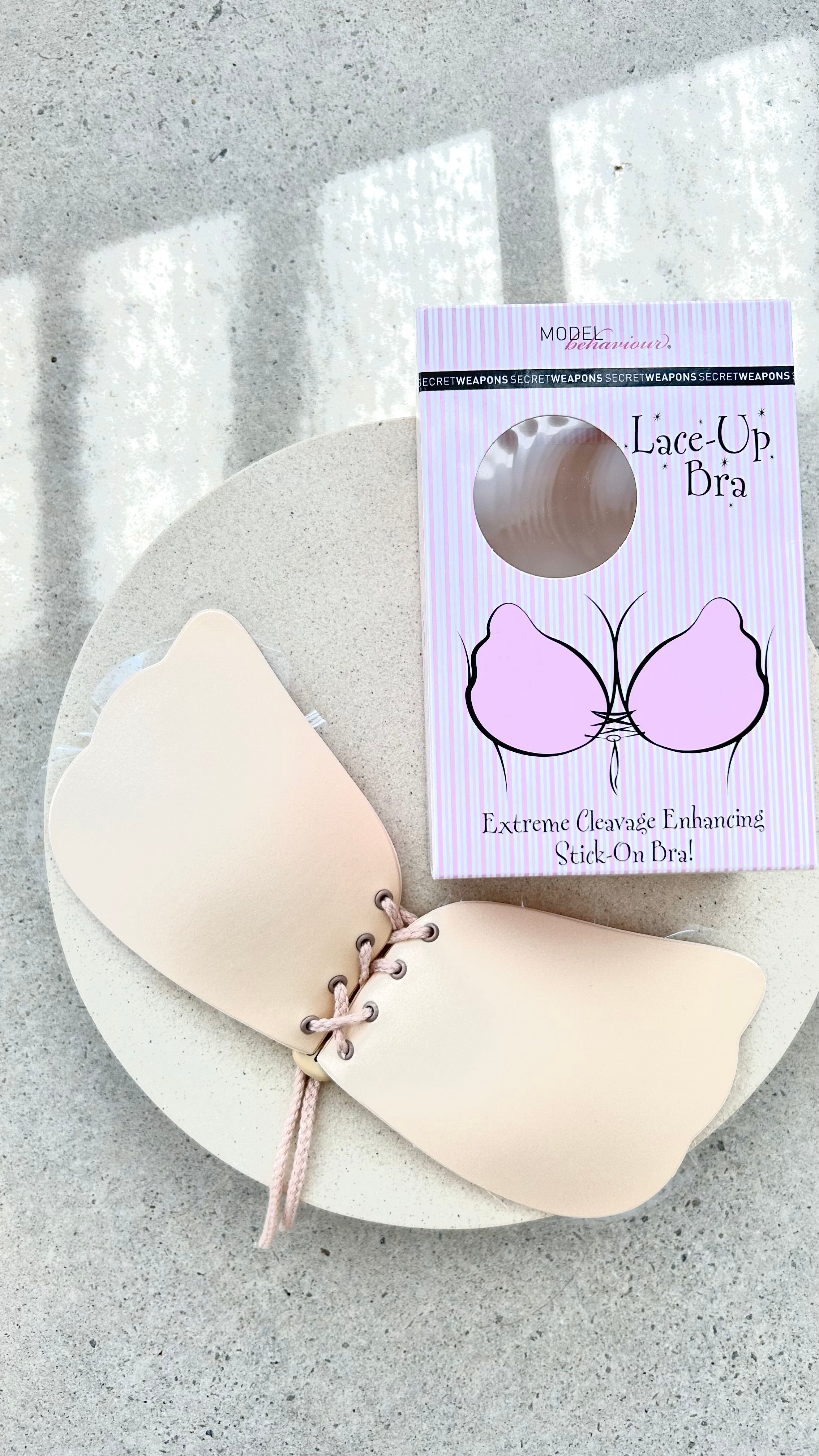 Lace Up Bra Nude - Comfortable & Sexy Underwire Lingerie for Women | Perfect for Date Night, Wedding, and Special Occasions