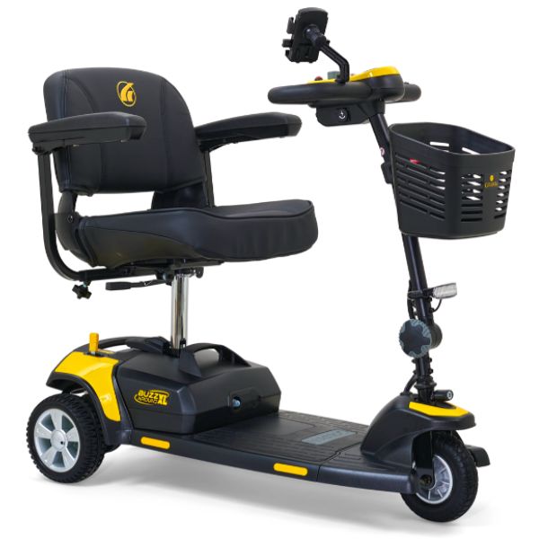 Golden Technologies Buzzaround XL 3-Wheel Mobility Scooter - Lightweight & Portable Electric Scooter for Adults & Seniors - Ideal for Shopping, Travel & Outdoor Activities