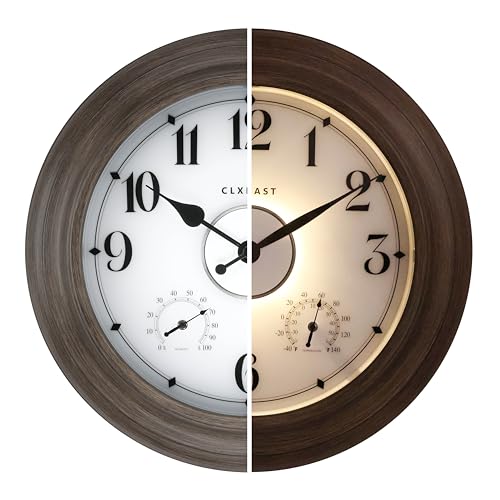 Dark Grey Oak & Arabic Numeral