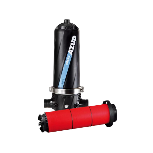 Azud Helix 80mm Super Manual Disc Filter with Centrifugal Technology - 1699cm² Filtration Area for Drip Irrigation, Agriculture & Water Treatment Systems