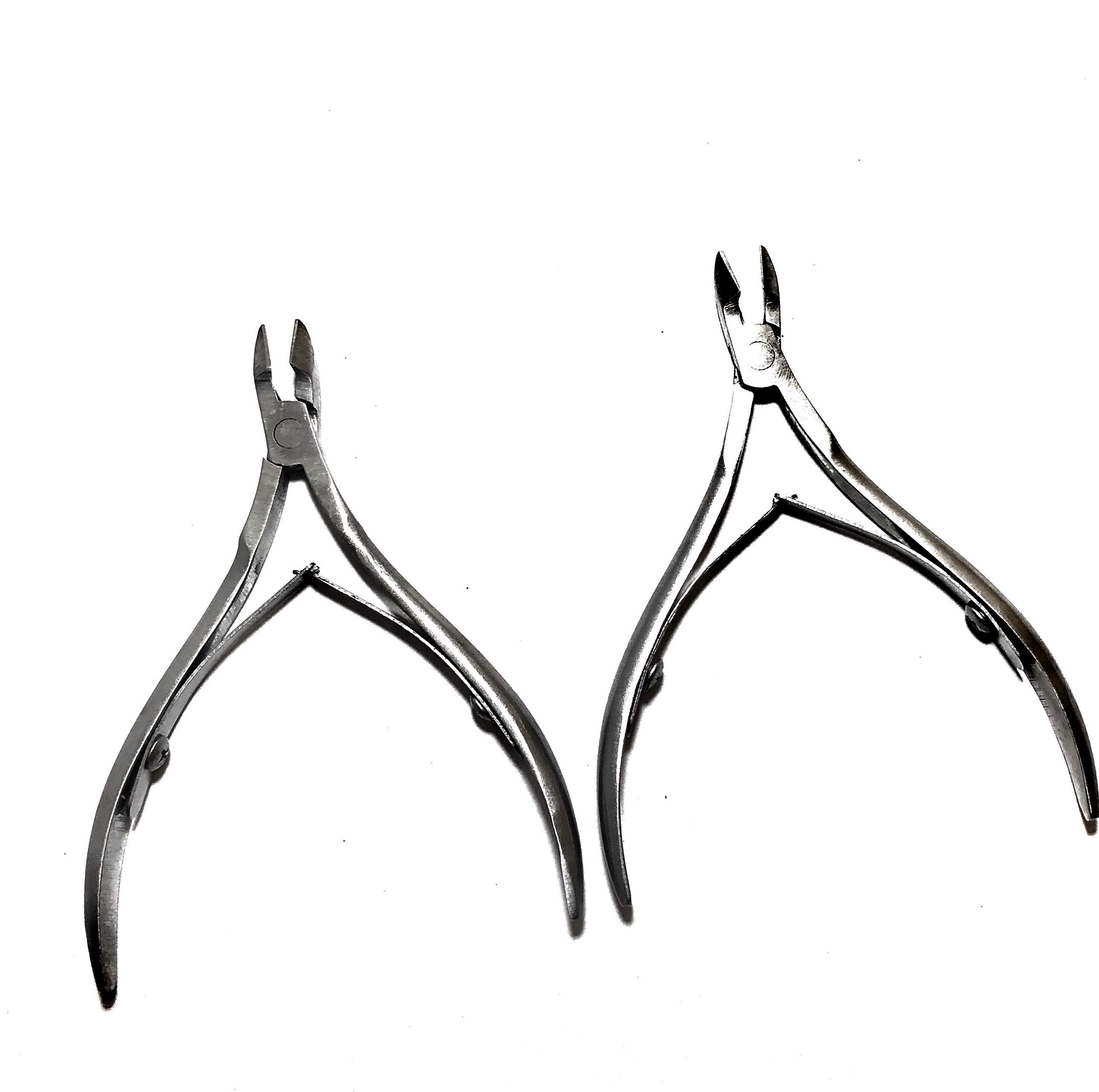Keralooks Professional Cuticle Cutter & Nail Clipper Set for Thick Nails - Pedicure & Manicure Tools for Salon & Home Nail Care