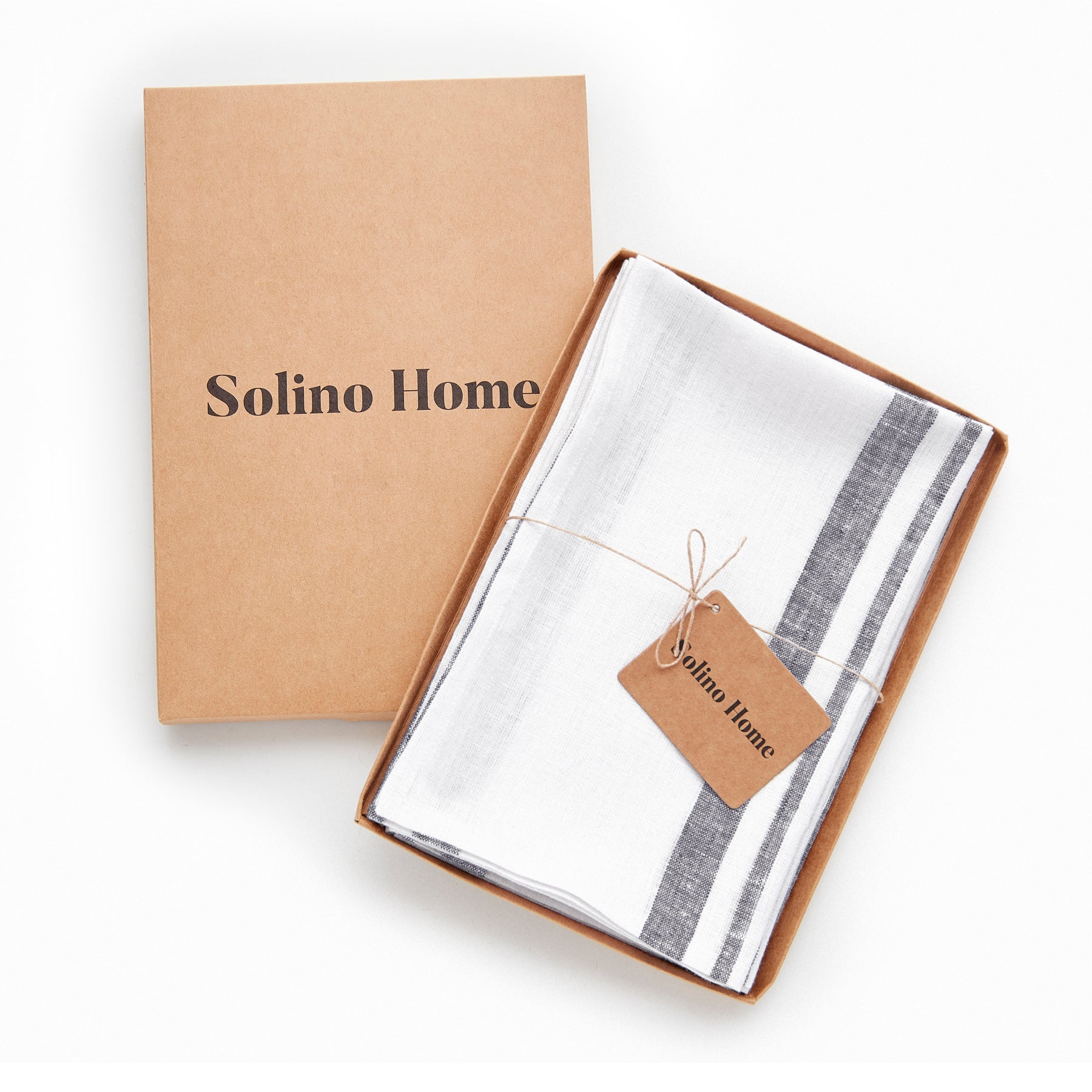 French Striped Cotton Napkins - Premium 12-Pack for Dining, Parties & Home Decor - Elegant Table Setting Accessories