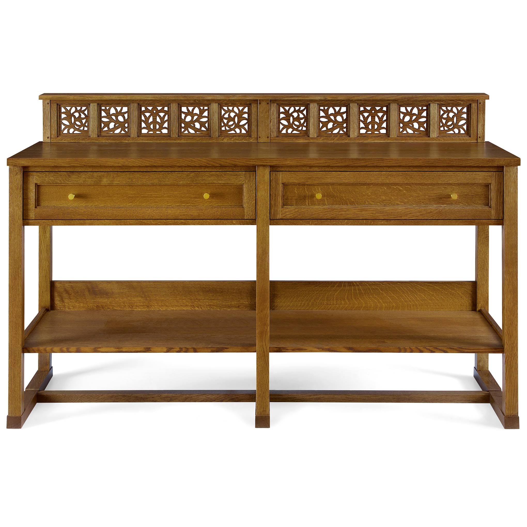 Surrey Hills Server with Gallery - Elegant Display Cabinet for Dining Room & Living Room Storage