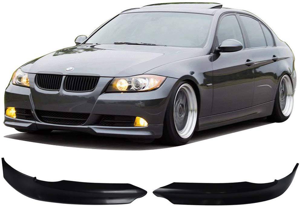 2005-2008 BMW E90 3 Series Sedan Front Lip Spoiler (Fits 325i/328i/335i Models) - OE Style PP Body Kit Splitter for Enhanced Aerodynamics & Sporty Look - Perfect for Street Racing & Car Shows