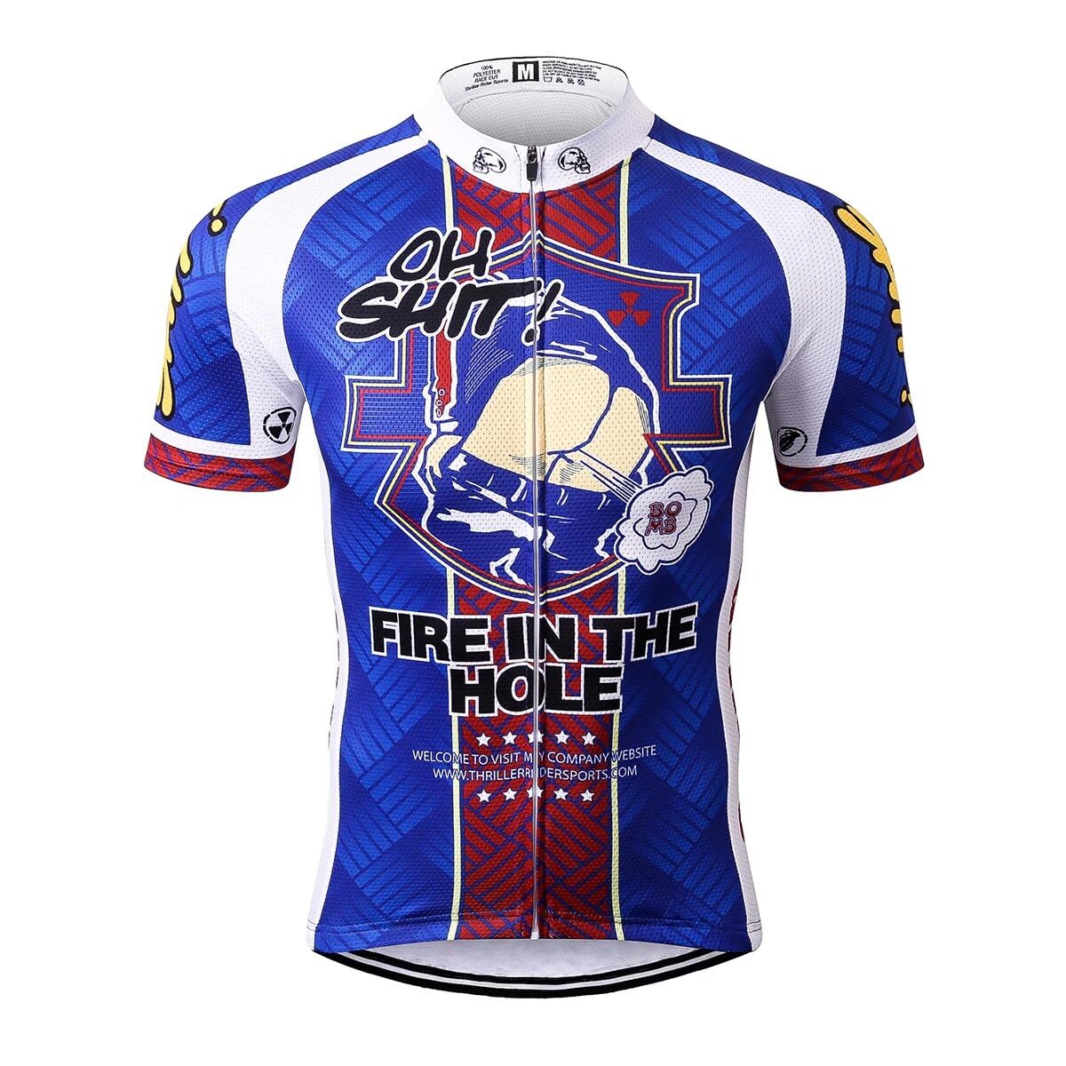 Men's Mountain Bike Short Sleeve Cycling Jersey - Breathable & Quick-Dry for Outdoor Sports & Thrill Riding - Perfect for Trail Adventures & Road Cycling