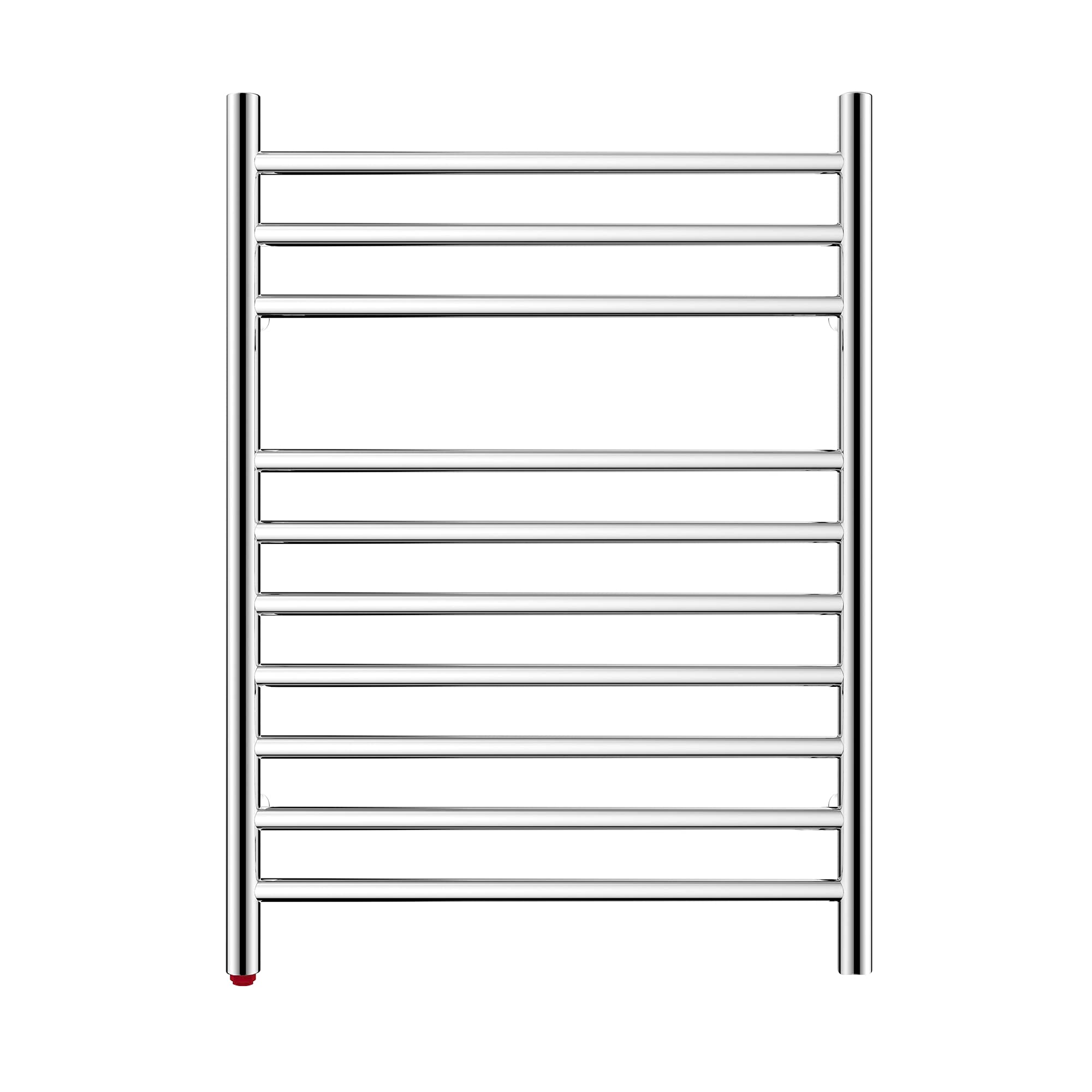 HEATGENE Compact Electric Towel Warmer - Wall Mounted Bathroom Towel Heater Rack for Small Spaces, Plug-in or Hardwired Installation, Mirror Polish Finish | Perfect for Cozy Bathrooms, Spa-Like Experience, Guest Rooms & Luxury Hotels