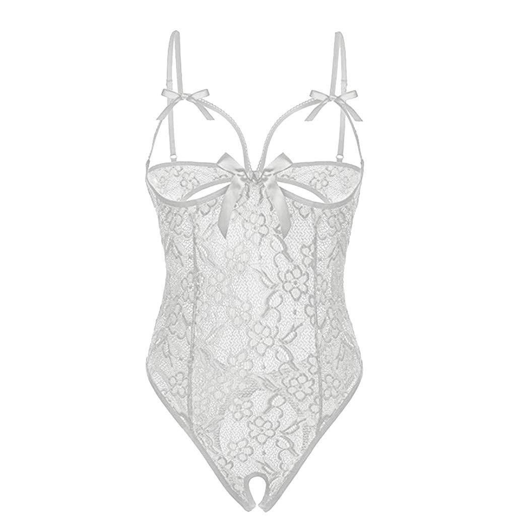 Sexy Lace Lingerie for Women - One Piece Teddy Bodysuit Chemise Nightwear Underwear Set | Perfect for Valentine's Day, Honeymoon & Romantic Nights