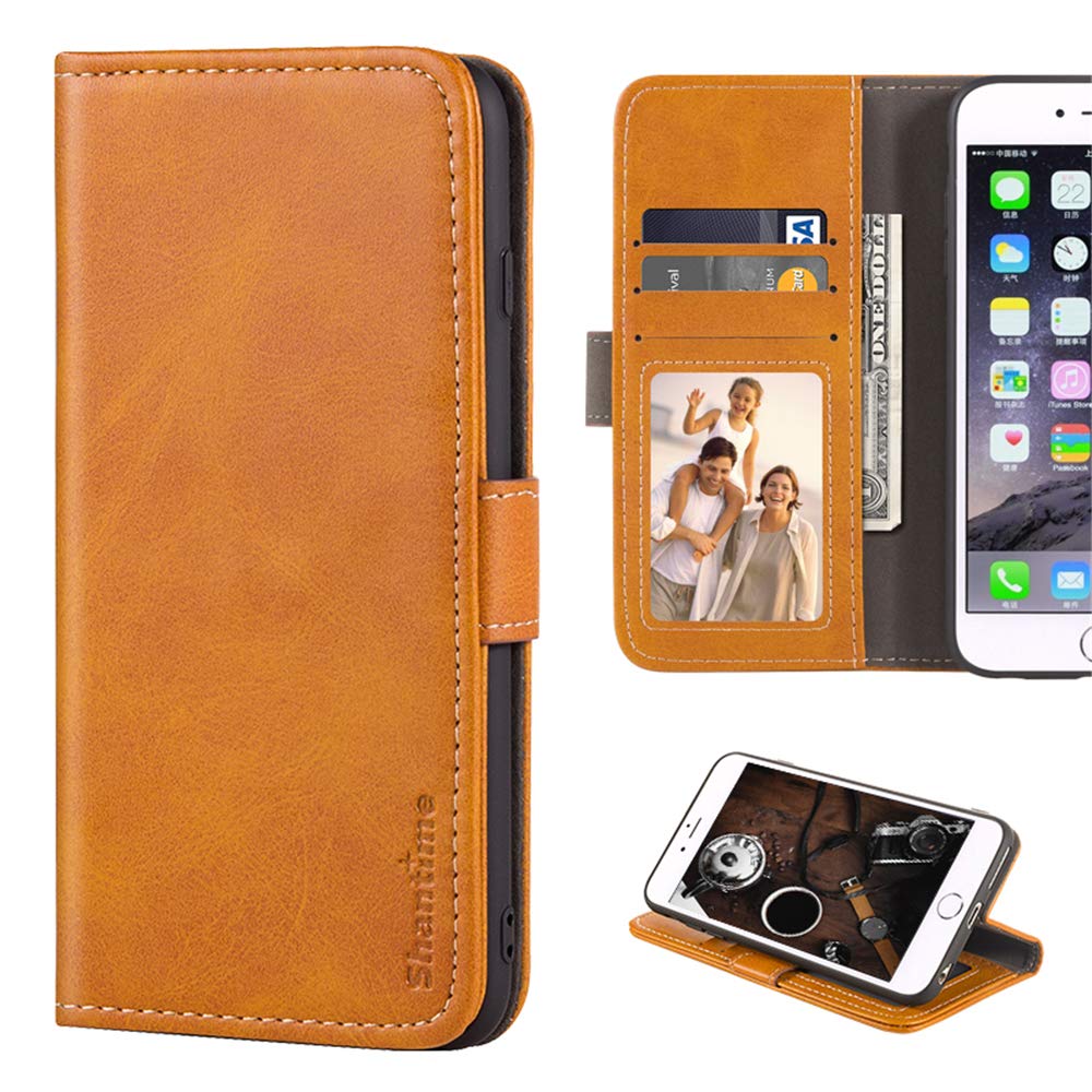 Premium Leather Wallet Case for Tecno Pop 4 LTE (6.52