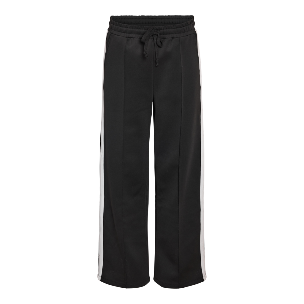 Noisy May Jenna Sporty Track Jogger Pants - Women's High Waisted Athletic Running Yoga Sweatpants for Workout, Gym & Casual Wear