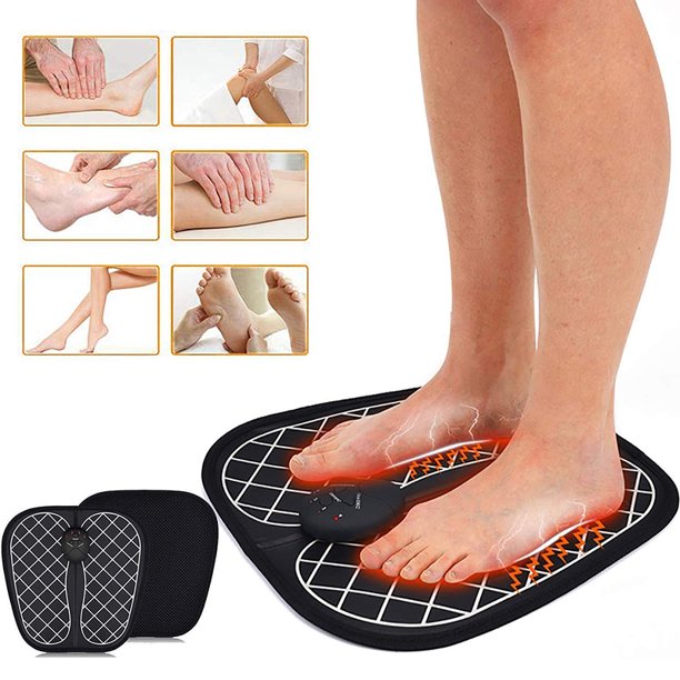 EMS Foot Mat - Acupressure Massage Mat for Pain Relief & Relaxation - Perfect for Home, Office & Yoga Use