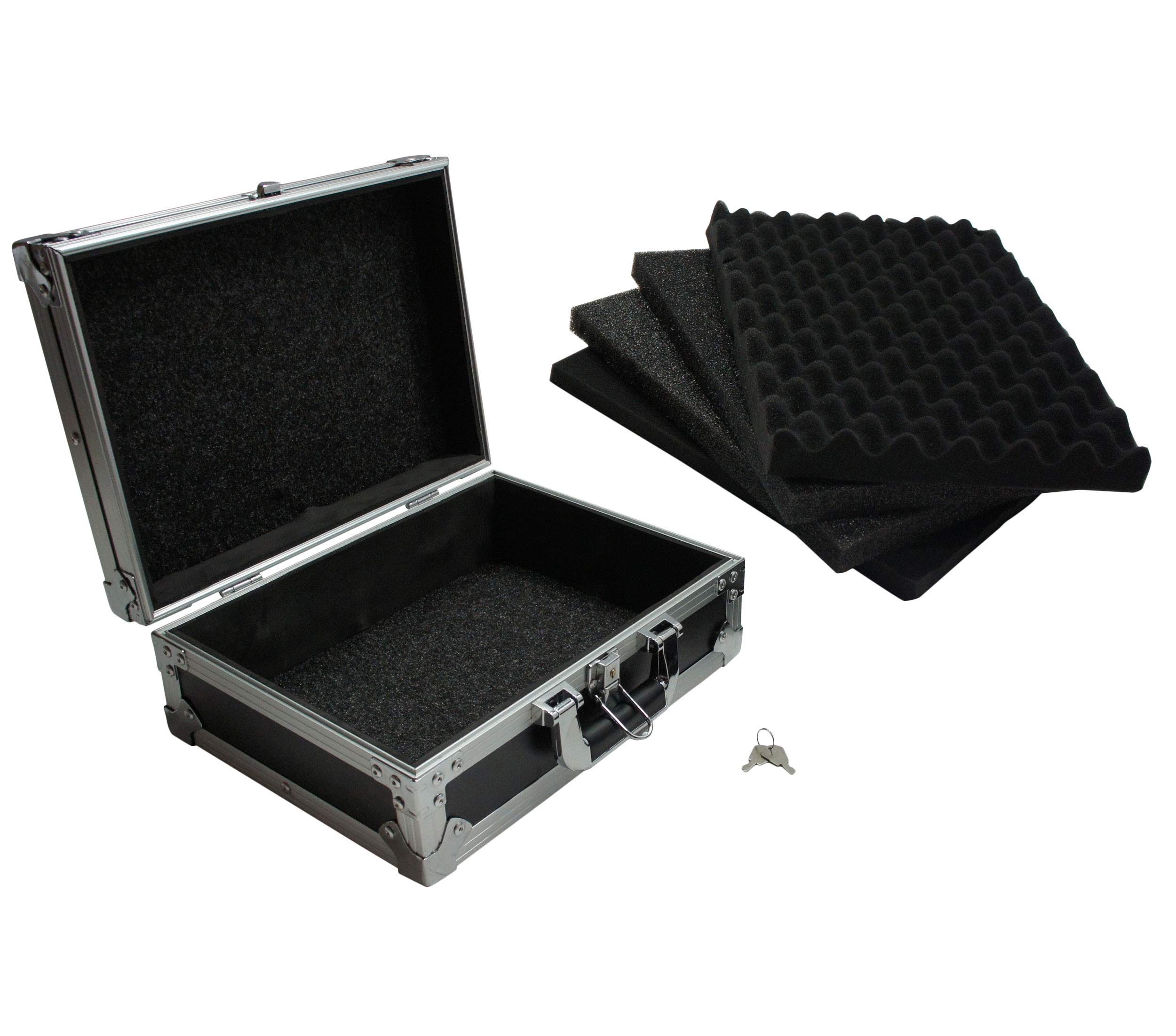 Harmony Audio HCUC 13.75x10x5.25 Inch Pick & Pluck Foam Utility Case - Perfect for Protecting Audio Equipment, Cameras & Valuables During Travel & Storage