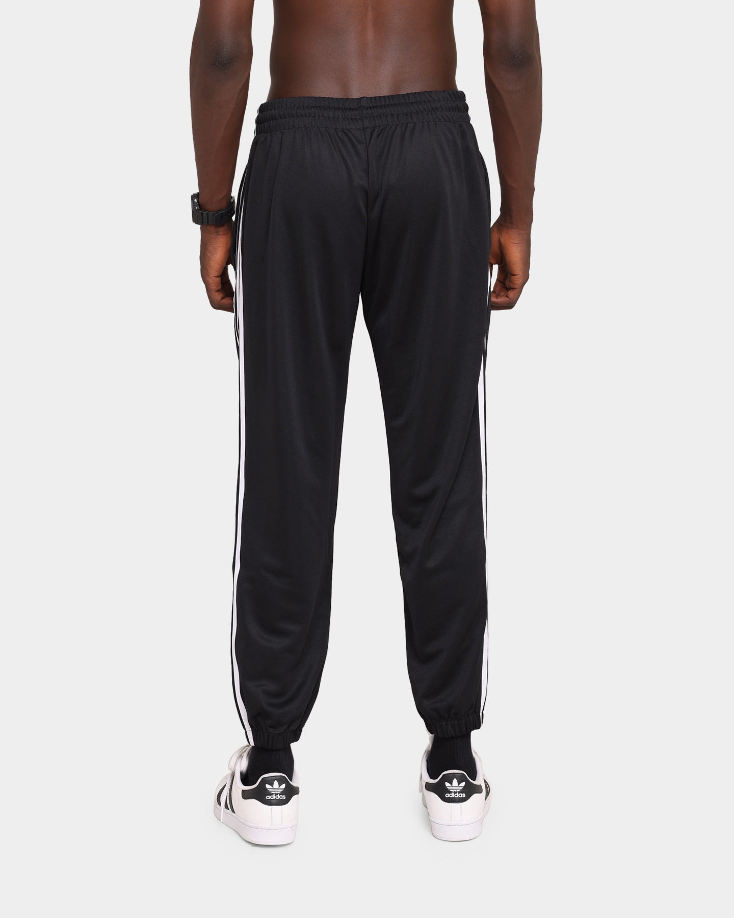 Adidas 3 Stripes Double Knit Jogger Pants for Men - Black Athletic Sweatpants for Running, Gym & Casual Wear