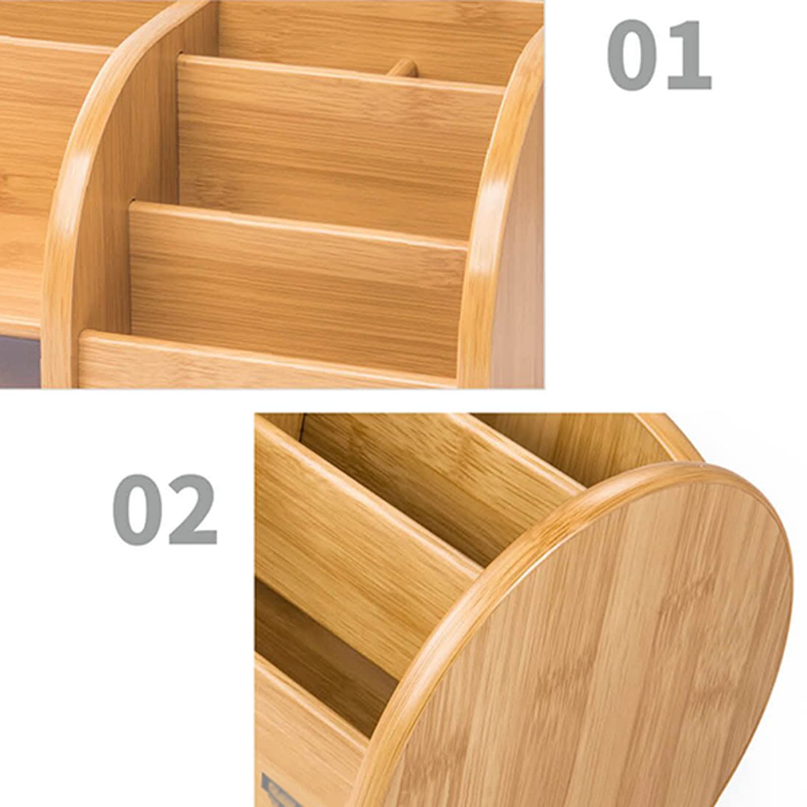 JHSLXD Creative Multifunction Wooden Storage Box - Office Desktop Organizer, Pen Holder & Debris Container | Perfect for Home Office, Study Desk, and Craft Room Organization