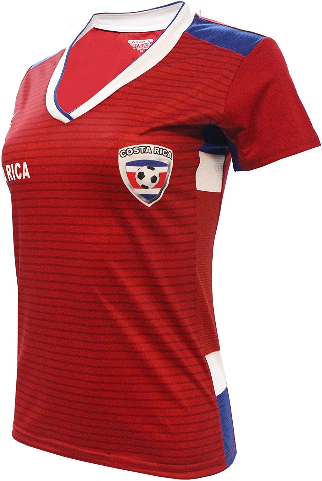 Women's Costa Rica Fan Jersey - Slim Fit Red Soccer Shirt for Women | Game Day, Sports Events & Casual Wear
