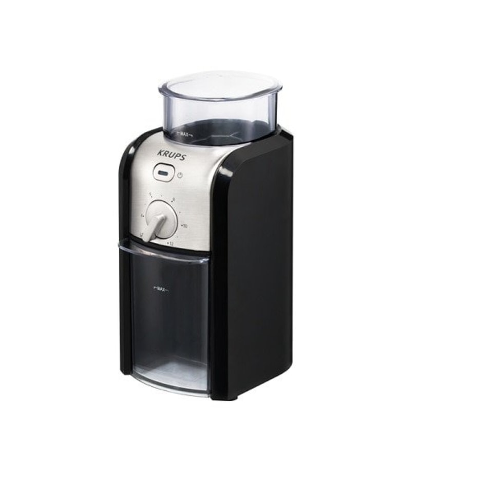 KRUPS GVX2012 Premium Burr Coffee Grinder - Blemished Packaging (Full Warranty Included) for French Press, Espresso & Drip Coffee Makers - Perfect for Home & Office Use