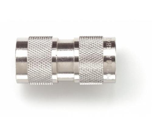 Fluke Pomona 3842 Type N Male to Type N Male RF Coaxial Coupler - 50 Ohm, Nickel Plated (Item# 543165) for RF Testing, Antenna Connections & Lab Equipment