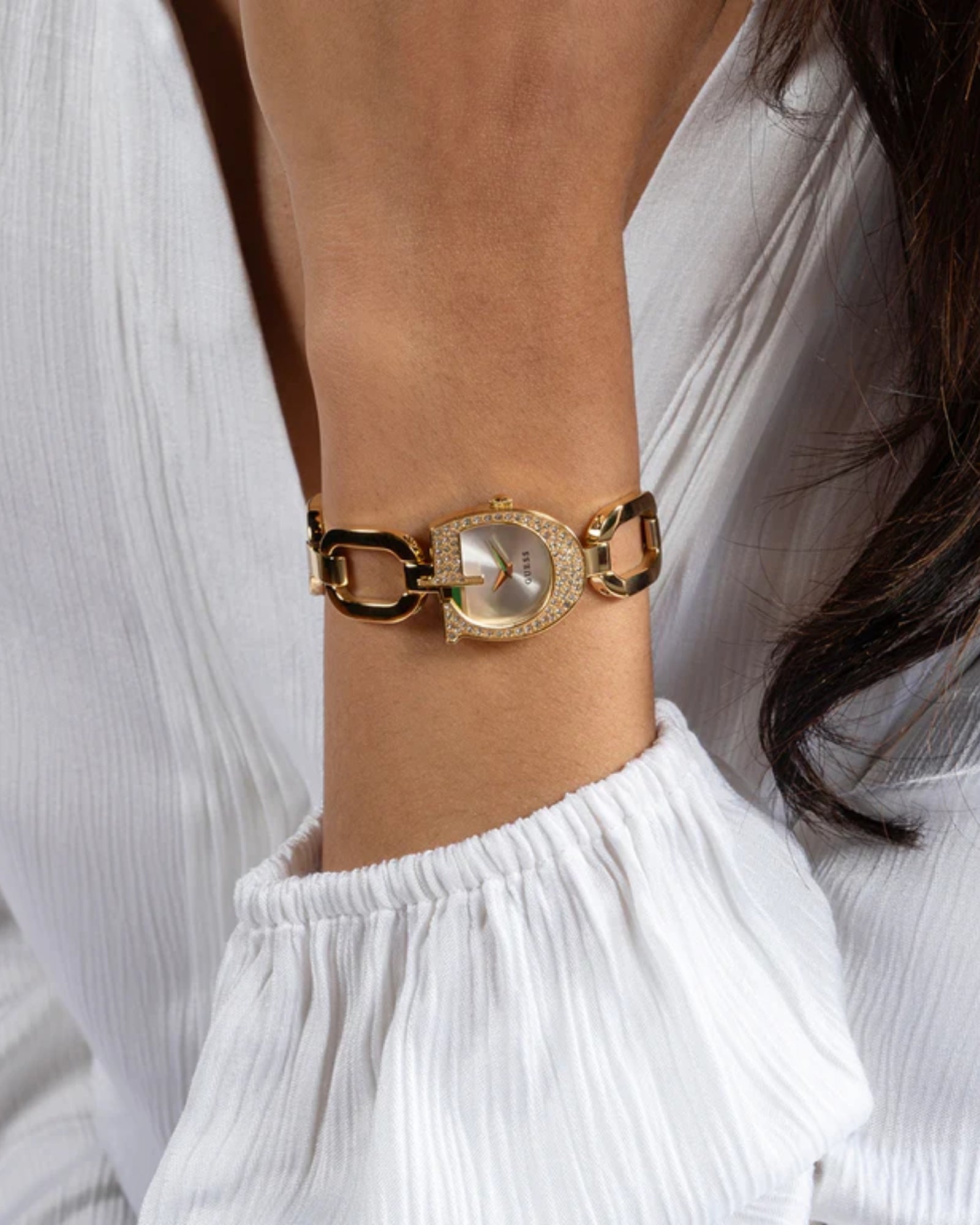 GIA Certified Gold Link Bracelet Watch - Elegant & Luxurious Jewelry for Women, Perfect for Parties, Weddings & Special Occasions