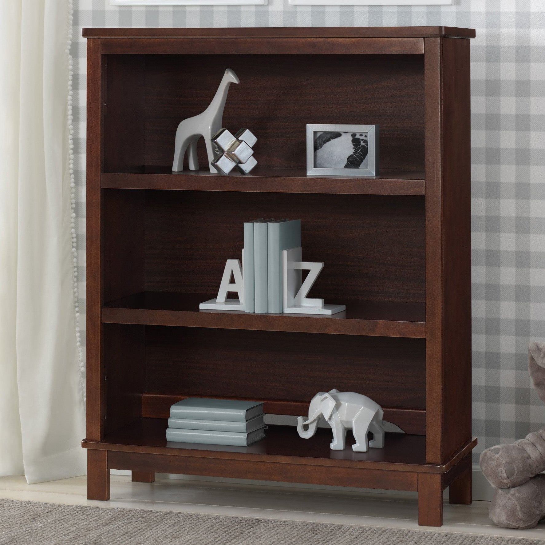 Stylish Wooden Bookcase Hutch with Shelves - Perfect for Home Office, Living Room & Bedroom Storage & Organization