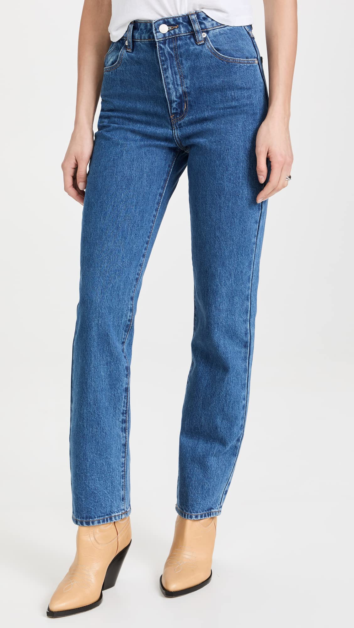 Rolla's Women's Original Straight Leg Jeans - Classic Comfort Fit Denim Pants for Casual Wear & Everyday Style