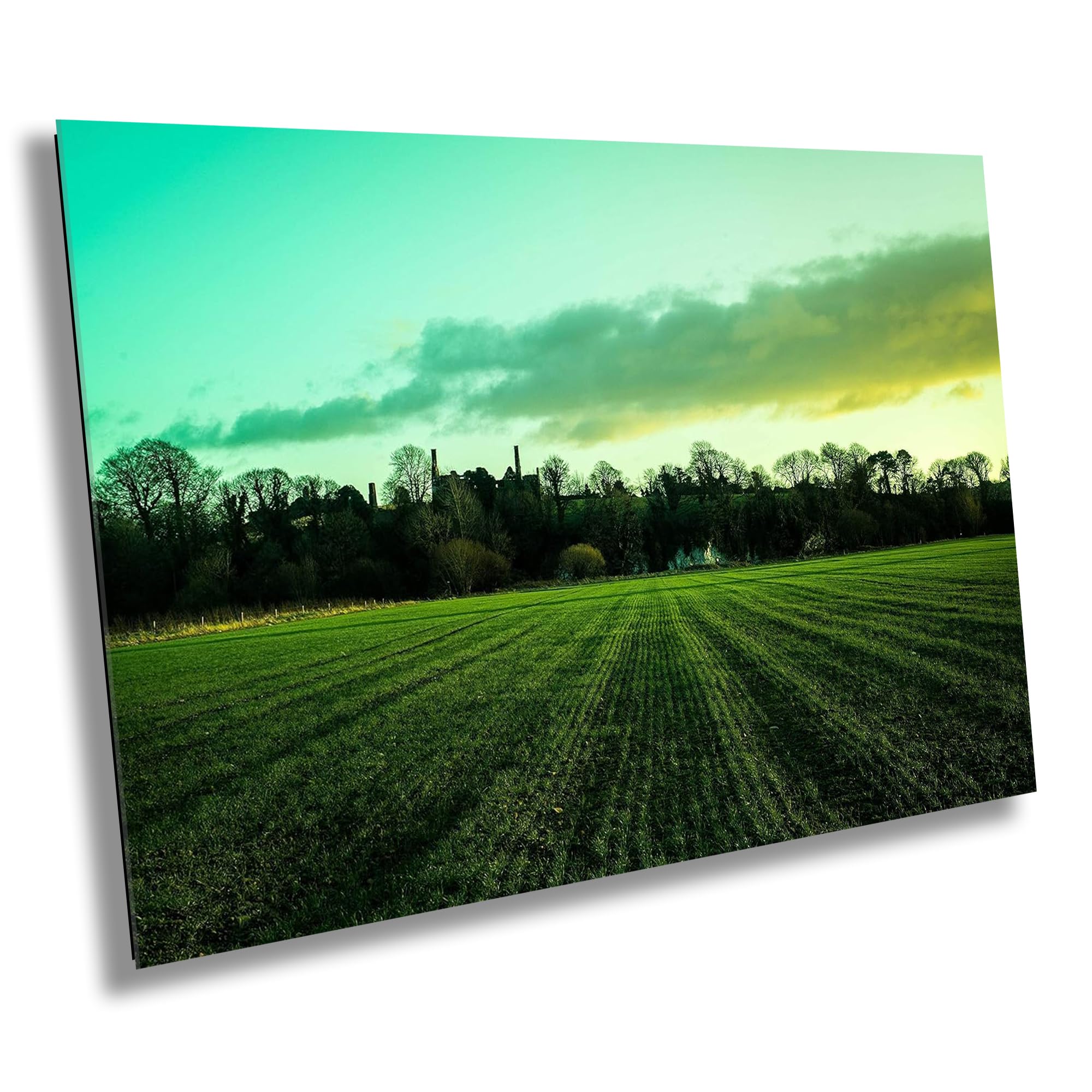 Irish Fields County Cork Ireland Canvas Print - Metal Art Cityscape Landmark Wall Decor for Bedroom & Living Room | Perfect for Home, Office & Gift Giving