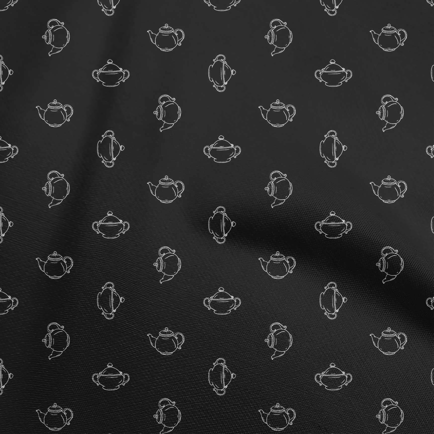 oneOone Viscose Chiffon Black Fabric - 42 Inch Wide Premium Material for DIY Clothing, Quilting & Fashion Projects | Lightweight Sheer Fabric for Dresses, Scarves & Home Decor