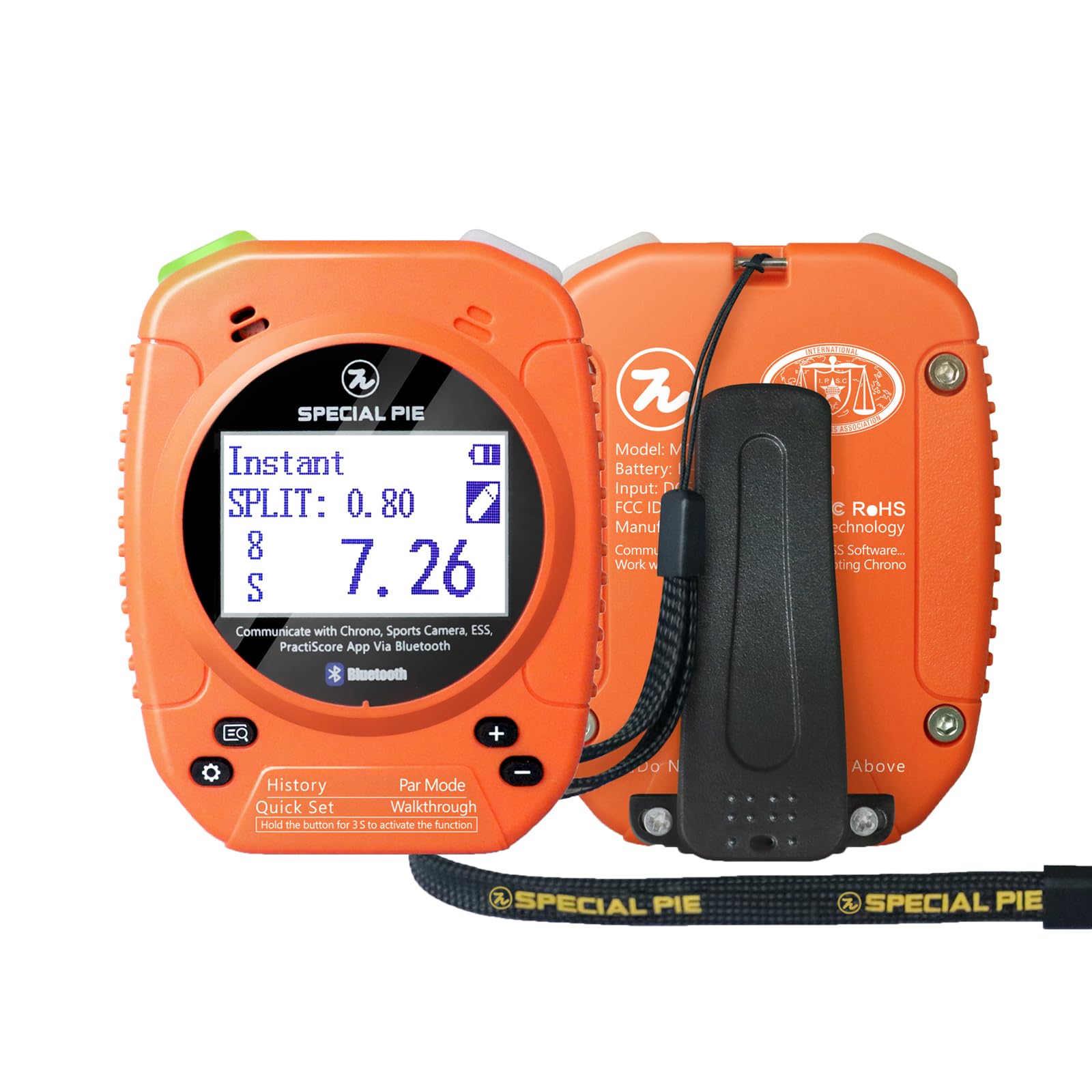 Upgraded M1A2+ Shot Timer - Professional Firearm Training Tool for USPSA, IPSC, IDPA, CAS, PRS, 3GUN & Steel Challenge Competitions | Perfect for Range Officers & Competitive Shooters