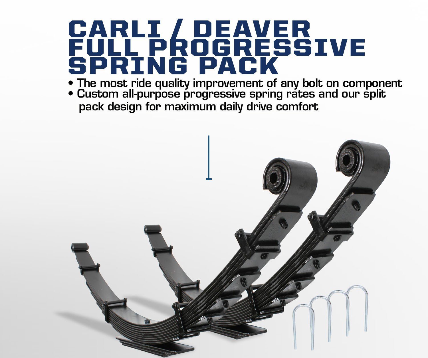2005-2016 Ford F250 F350 Heavy Duty Full Leaf Spring Kit - Upgrade for Towing, Off-Road & Enhanced Load Capacity