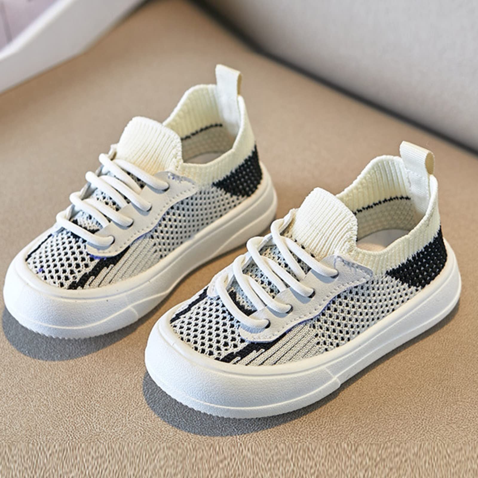 Eoailr Boys and Girls Sneakers - Breathable Casual Children Shoes for Kids, Fashion Flat Infant Sneakers - Perfect for School, Playground & Daily Wear