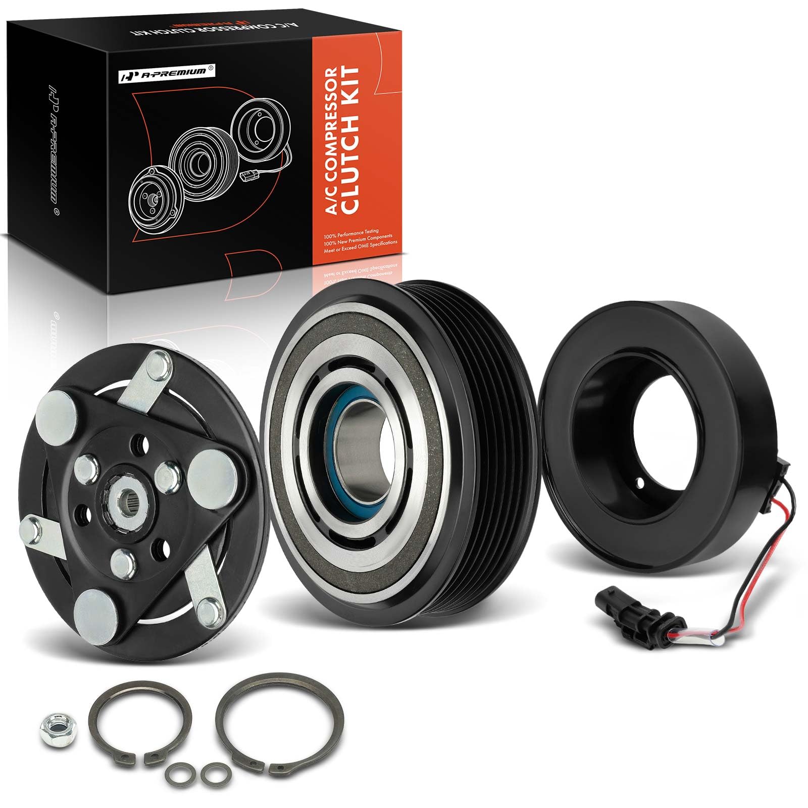 Premium AC Compressor Clutch Kit for Buick LaCrosse 2012 3.6L & Cadillac SRX 2012-2016 - High Performance Replacement Part for Car Air Conditioning System - Perfect for Summer Driving & Road Trips