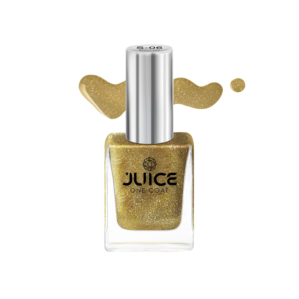 JUICE Quick-Dry Nail Polish Set - Long Lasting Chip Resistant Gel Finish with High Gloss (F&D Approved Colors & Pigments) | 3-in-1 Combo Kit Includes Polish & Remover | Perfect for Salon Quality Manicures at Home, Parties & Special Occasions