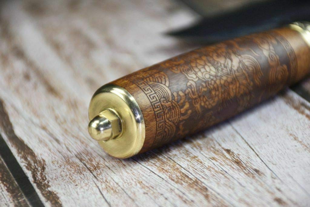 Premium Hand-Forged 6Cr13MOV Steel LongQuan Chef Knife - Professional Kitchen Knife with Razor Sharp Edge - Perfect for Slicing, Dicing, and Food Prep