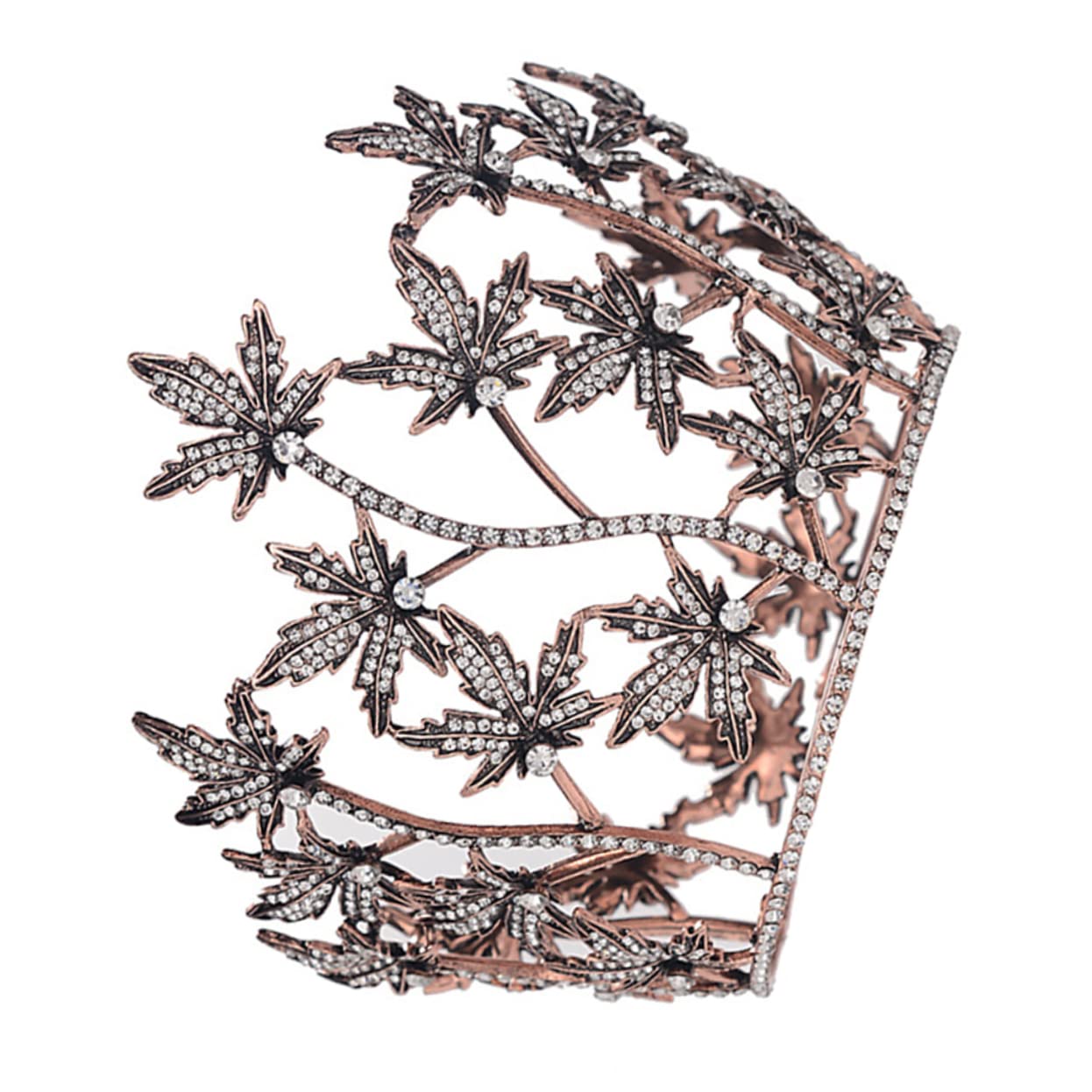 Vintage Queen Bridal Tiara Headpiece - 2 Pcs Rhinestone Crystal Baroque Wedding Hair Accessories for Bride, Women's Birthday Party & Retro Bridal Events | Perfect for Weddings, Prom, Pageants & Special Occasions