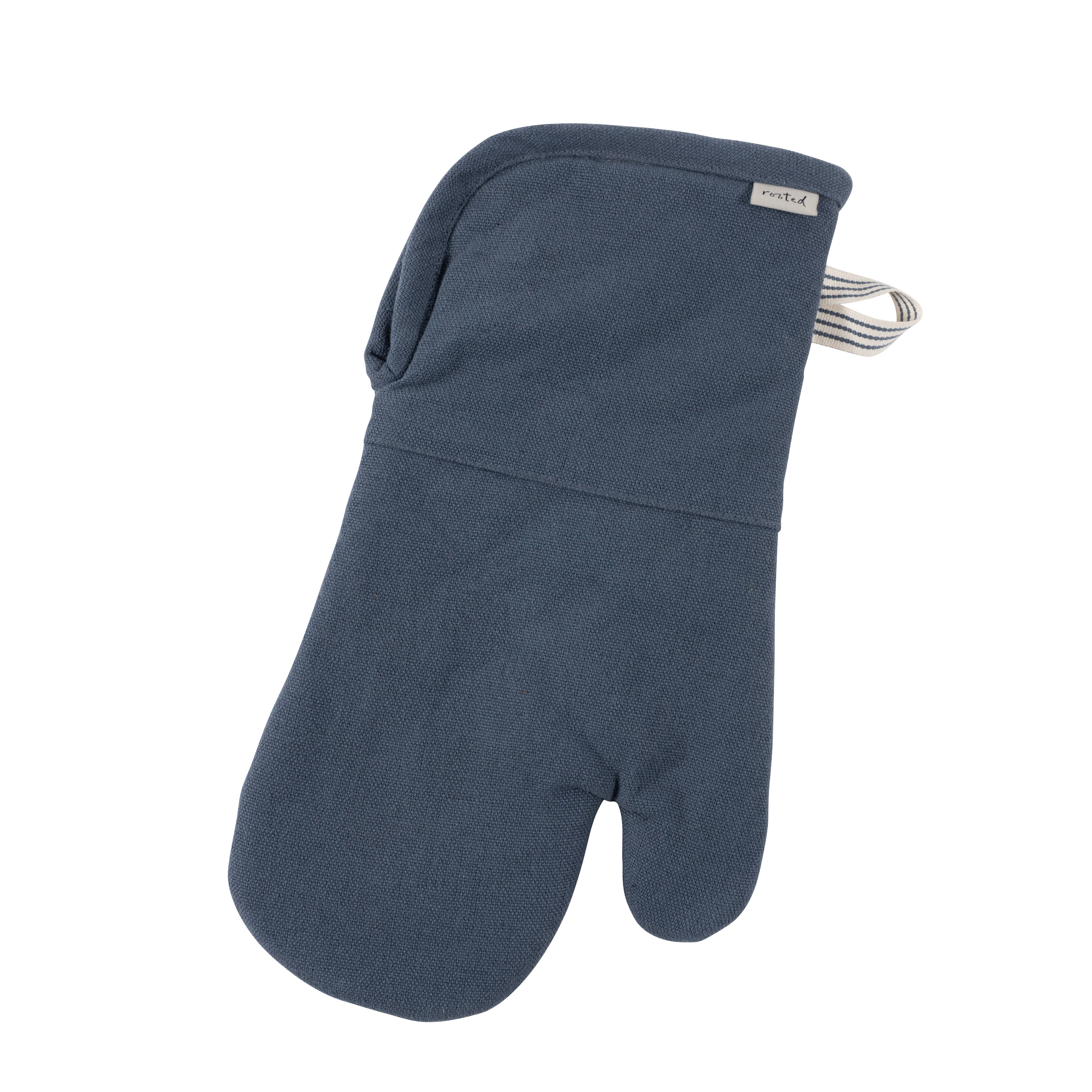 KAF Home Rooted Sustainable Oven Mitt 13x7 Inches - Heat Resistant Kitchen Glove for Baking, Cooking & Grilling - Eco-Friendly & Durable Oven Mitts for Home Chefs